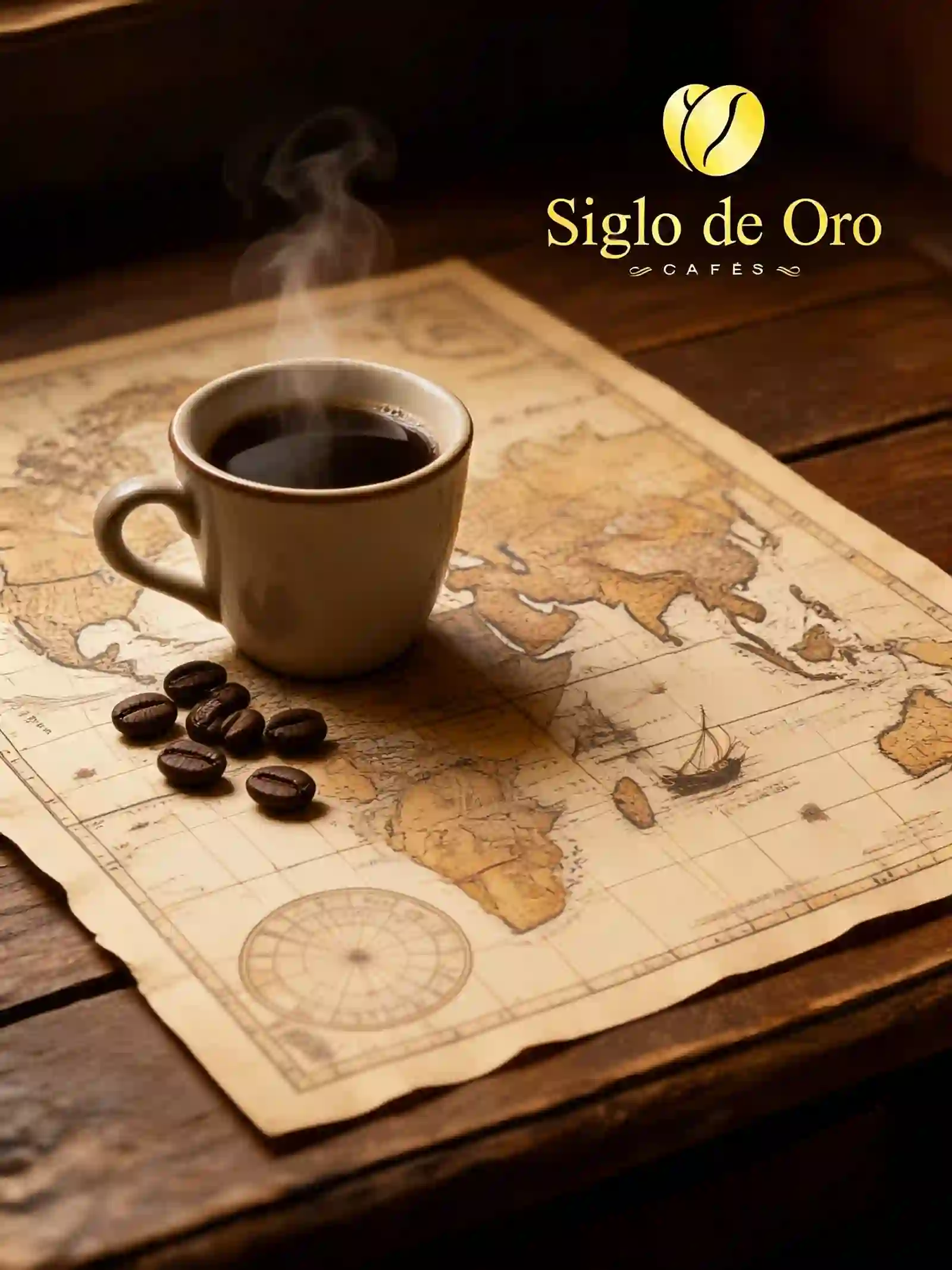 Coffee history from Ethiopia to Almería on the map